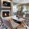 a living room with a fireplace