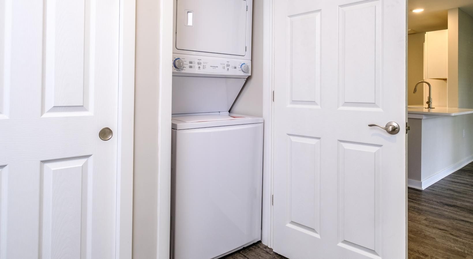 Spacious kitchens with thoughtful details a laundry area