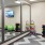 a room with weights and medicine balls