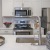 a kitchen with white cabinets