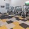 a gym with exercise equipment